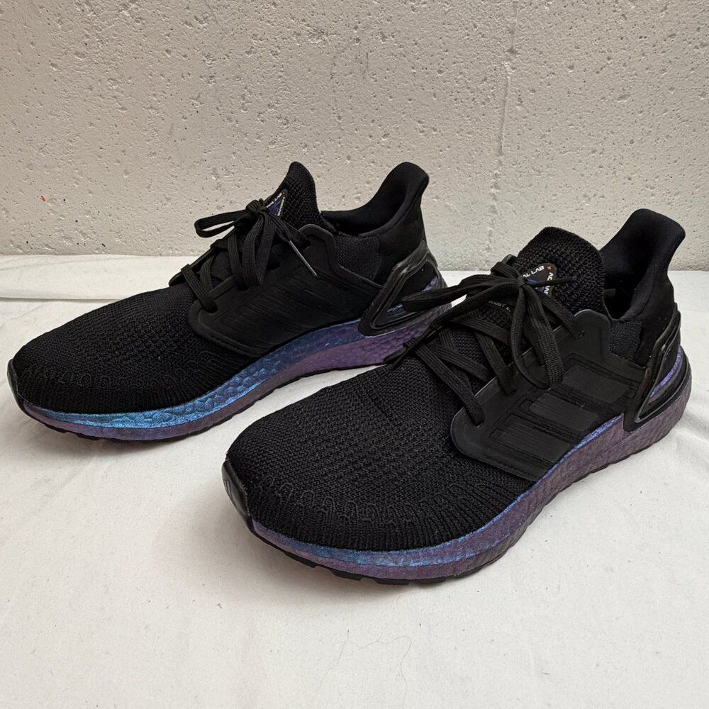 Adidas Ultraboost 20 In The "Iss Us National Lab" Core Black Blue Size 8